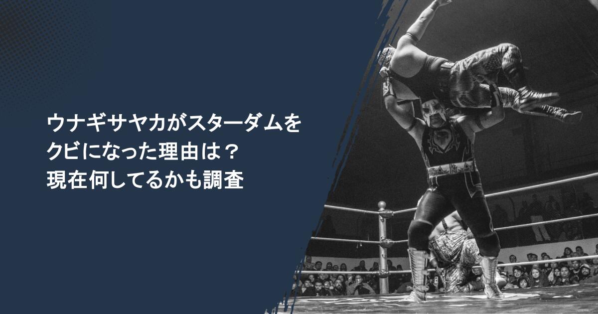 ウナギサヤカがスターダムをクビになった理由は?現在何してるかも調査